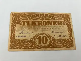 10 Kroner 1939 P