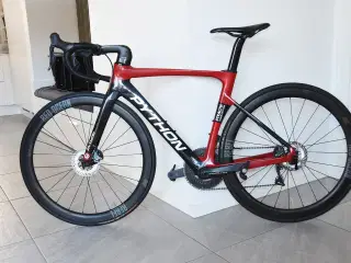 carbon racercykel med elektronisk gear