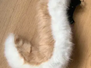 Furry hale lys brun/hvid