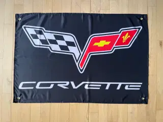 Flag med Corvette