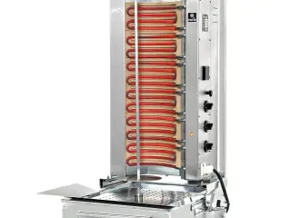 Kebab & Shawarma grill til el – 50 kg kød