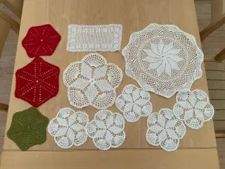 Hæklede mellemlægsservietter servietter