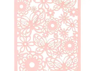 Lyserød Blondekarton 10,5x15 cm - 10 stk.