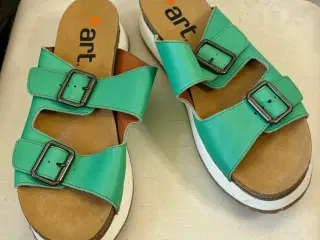 Art*, grønne sandaler/slippers, str 41