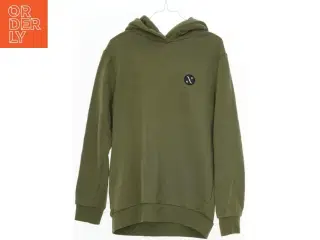 Grøn hættetrøje med logo fra Name It (str. 134)