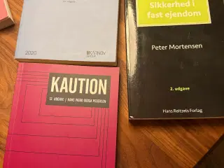 Kreditsikring, 4 bøger, jura