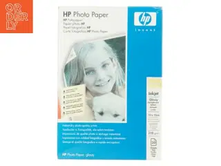 HP Glossy Fotopapir fra Hp (str. 10 x 15 cm)