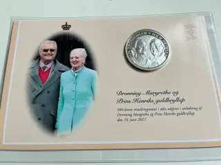 500 Kr 2017-Erindringsmønt H.M. Dronning Margrethe