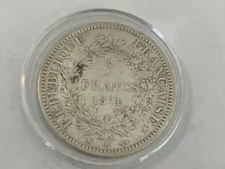 5 Francs 1874 A France - Silver