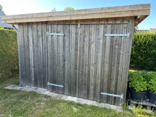10 kvadratmeter redskabsskur i træ