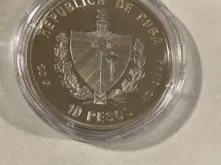 10 Pesos Cuba Summer Olympics 2002 - Silver