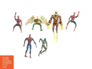 Action figurer (6 styks) fra bl.a Marvel (str. H 12 til 20 cm)