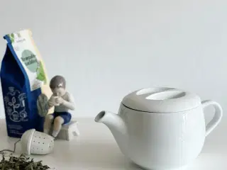 Porcelænskande, hvid