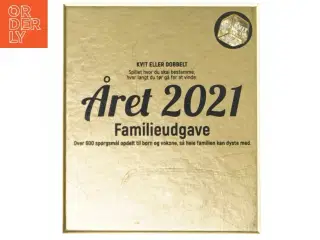 Året 2021 Familieudgave brætspil fra 1Play