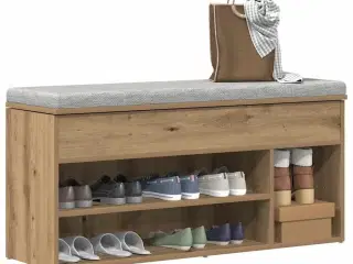 Skobænk 102x30,5x45 cm konstrueret træ kunsteg