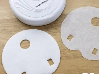 Udskiftningsmopper til rengøringsrobot - 50 stk, Ø 23 cm