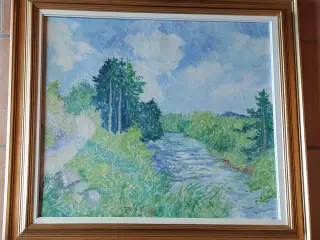JØRN GLOB - ( 1913 - 1988 ) - oliemaleri