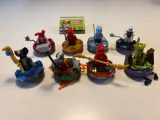 LEGO Ninjago Spinner Lot – 8 originale figurer