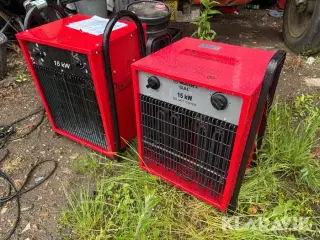 Varmeblæser Kongskilde S15 1650 & RPL15FT