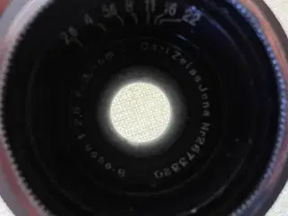 Carl Zeiss Jena Biogon 1:2,8 3,5 cm objektiv