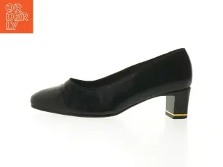 Sort læder pumps fra Jenny By Ara (str. 37 )