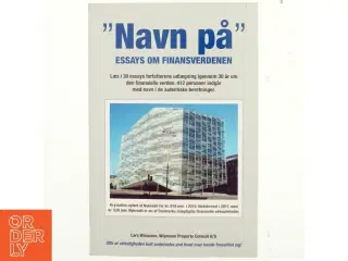 "Navn på" - essays om finansverdenen af Lars Wismann (Bog)