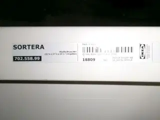 2 stk. sorteringsbokse IKEA Sortera