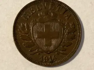 2 Rappen Switzerland 1914