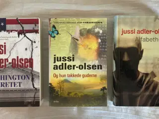 3 bøger af Jussi Adler-Olsen