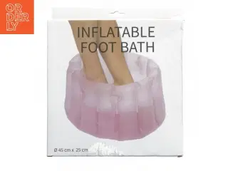 NYT Oppusteligt fodbad (str. Ø 45x25 cm)