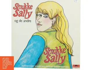 Smukke Sally LP fra Polydor (str. 31 x 31 cm)