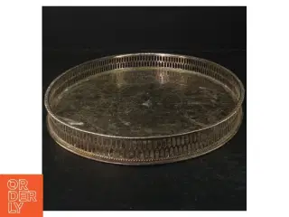 Oval sølvplet bakke(str. 40x26 cm)