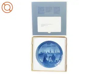 Jubilæums platte 1775-1975 fra Den Kongelige Porcelænsfabrik Aps (str. 18 cm)