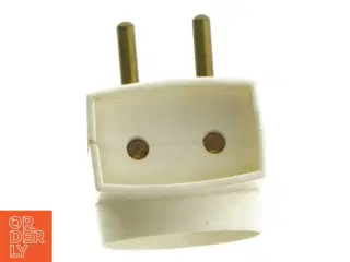 Hvid adapter stik