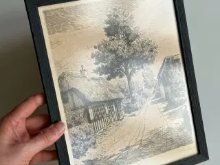 Original radering, signeret