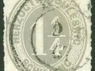 1 1/4 Schilling grå 1867