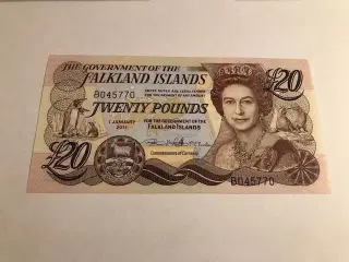 20 Pounds Falkland Islands 2011