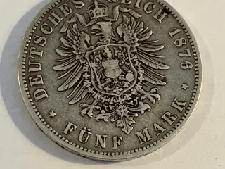 Funf Mark 1876 A Germany