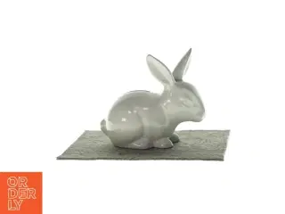Kanin-sparegris i porcelæn (str. LBH:17x7,5x15cm)