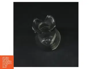 Gennemsigtig glasvase (str. 18 cm)