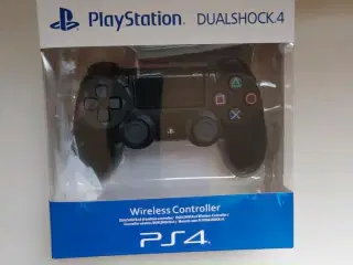 Uåbnet original PlayStation 4 controller i sort