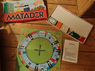 Gammelt Retro Matador Brætspil