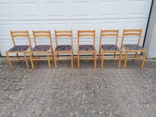 Spisebordsstole i Bøg med Stofbetræk