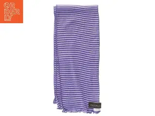 Stribet silke tørklæde fra Rosemunde (str. 15x152 cm)