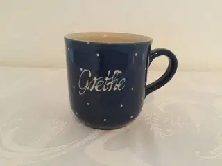 Keramik kop med navn