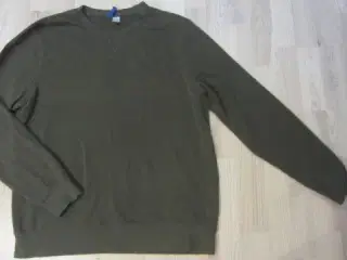 Str. L, armygrøn sweatshirt