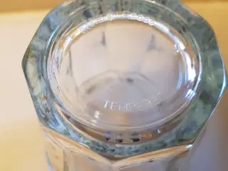 3 stk flotte blå glas