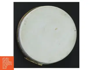 Lille rund porcelænsæske (str. Ø. 7 cm)