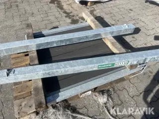 Galvaniseret havelåge 1 styk