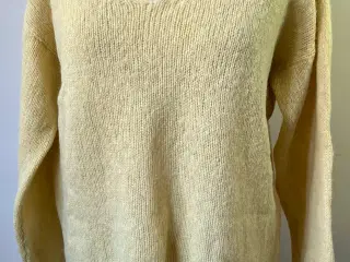 Stine Goya, gul strikbluse, str XL